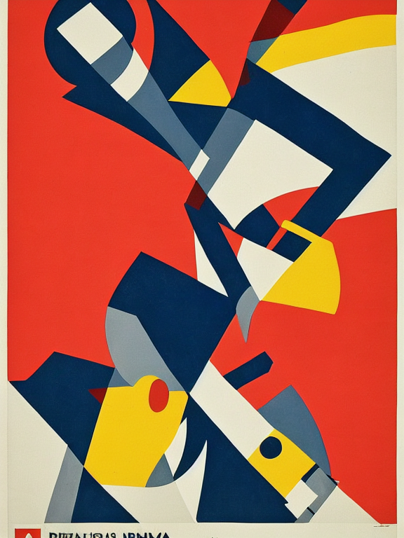 prompthunt: newest Brazilian Modern Art Week poster 1922, modernism,  minimalist, designed by Di Cavalcanti