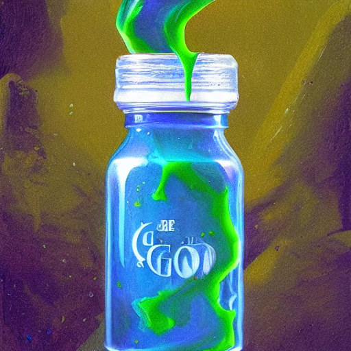 prompthunt-green-goo-mixed-with-blue-goo-in-a-jar-greg-rutkowski