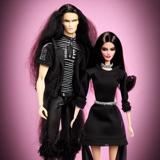 Barbie và Ken Doll luôn được biết đến với vẻ đẹp kiêu sa, nhưng bạn đã từng nghĩ đến việc tạo ra một phiên bản Goth của họ? Hãy cùng xem bản prototype này để khám phá sự độc đáo và đầy táo bạo của người thiết kế.