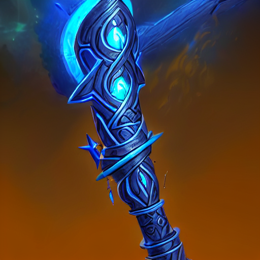 prompthunt: bright weapon of warcraft blizzard wizard staff art, a spiral  magical wizard staff. bright art masterpiece artstation. 8k, sharp high  quality illustration in style of Jose Daniel Cabrera Pena and Leonid