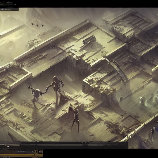 prompthunt Rimworld Concept Art screenshot YouTube thumbnail, by