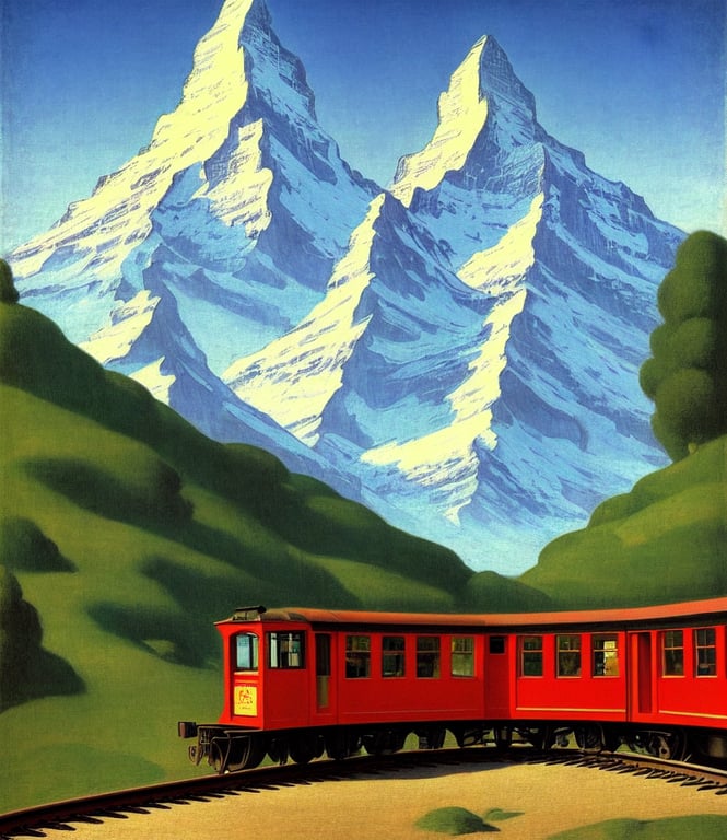 Rene Magritte Train