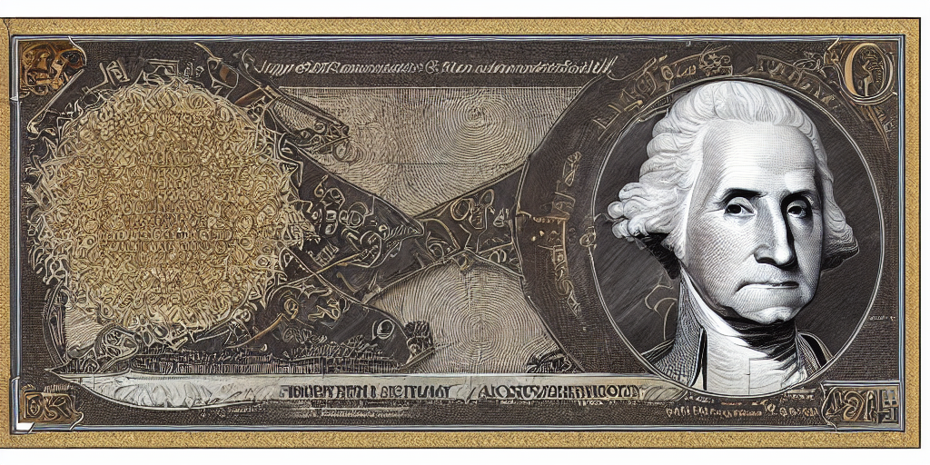 prompthunt: high tech usd banknote, george washington, stained glass as  technical drawing full page scan, realistic, 8 k, sharp, clean, grid, by  moebius, peter mohrbacher, doug mahnke, leonardo da vinci, in medfan