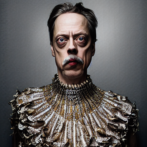 prompthunt 8 5 mm f 1. 8 photograph of steve buscemi wearing an