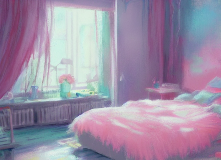 Phòng ngủ màu pastel sẽ mang đến cho bạn sự thư thái và yên bình. Hãy ngâm mình trong không gian tràn ngập màu sắc nhẹ nhàng này và cảm nhận sự dịu mát của không khí. Hãy xem bức ảnh để khám phá thêm về phòng ngủ mơ ước của bạn.