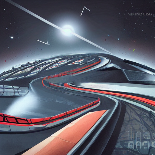 prompthunt: mars gp 2 0 7 0. sci - fi, futuristic, landscape, racing ...