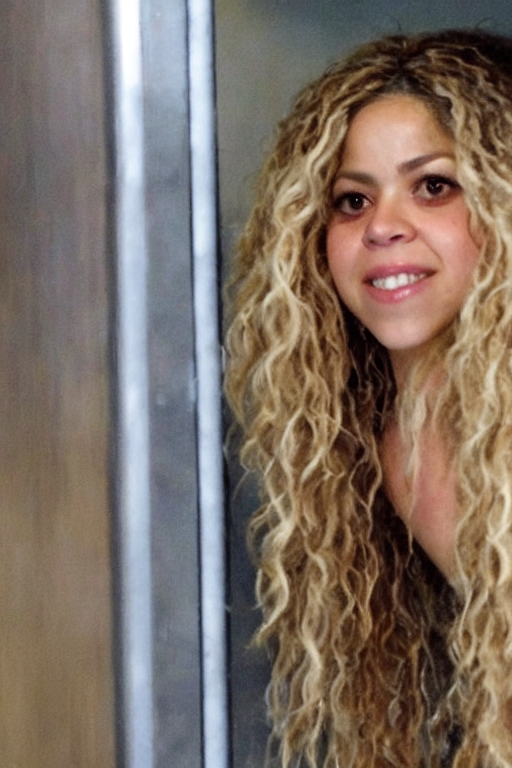 prompthunt: shakira trying to get out of jail