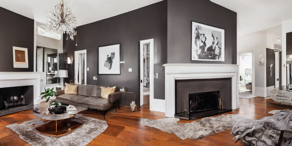 Gray Walls White Trim Dark Wood Floors Floor Roma