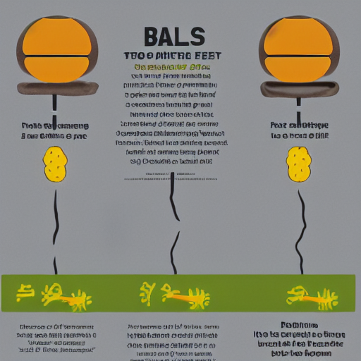 prompthunt infographic diagram explaining how pee is stored in the balls