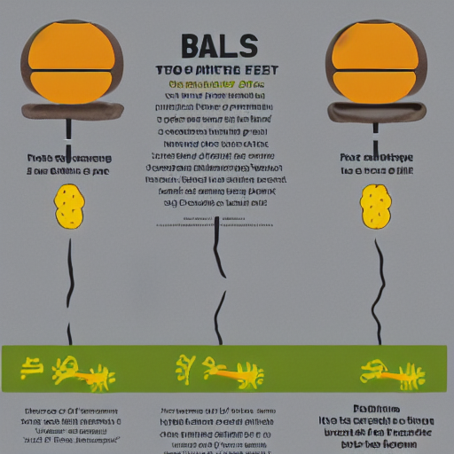 prompthunt: infographic diagram explaining how pee is stored in the balls