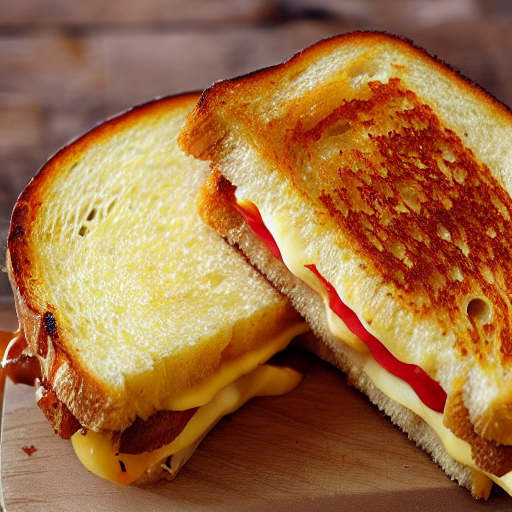 prompthunt Jesus Christ grilled cheese sandwich