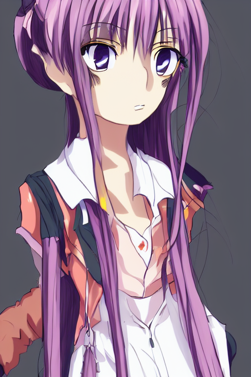 a face of a high school girl in japanese anime by aniplex, kawaii, by CLIP STUDIO, trending on pixiv