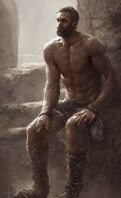Medieval Ranger Painting