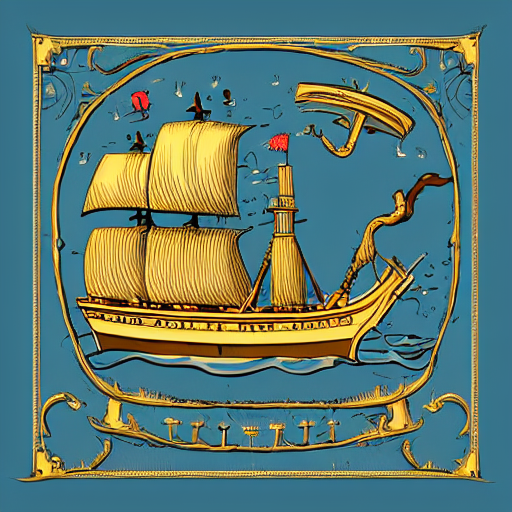 The Golden Pirate Ship