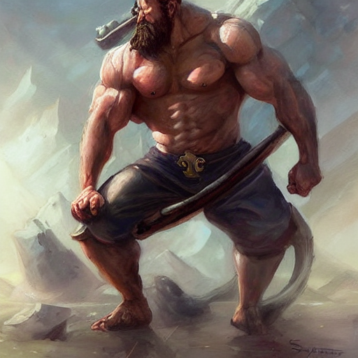 a sailor with huge biceps, dnd character art portrait, matte fantasy painting, deviantart artstation, by jason felix by steve argyle by tyler jacobson by peter mohrbacher by paul hedley, cinema