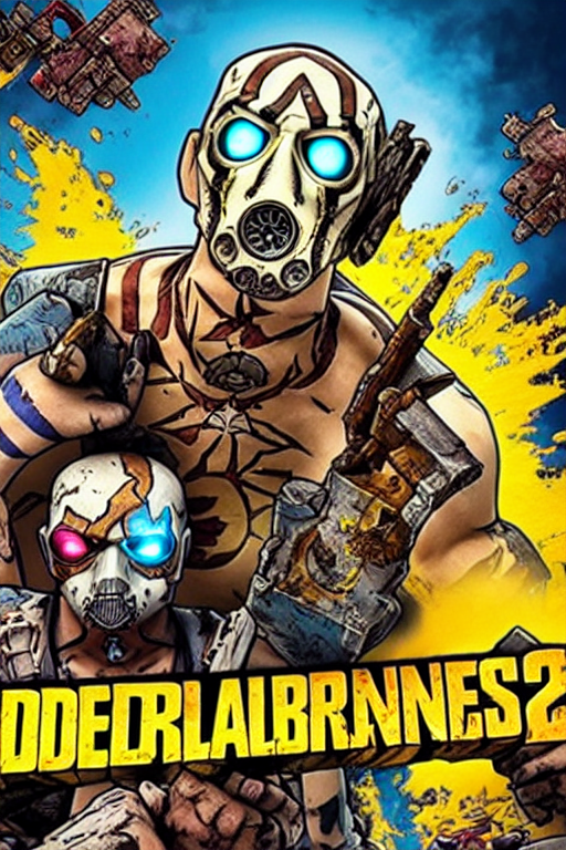 prompthunt: borderlands 2 game poster