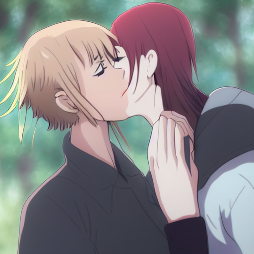 Prompthunt Annie Leonhart Kissing Annie Leonhart Anime Kiss Detailed