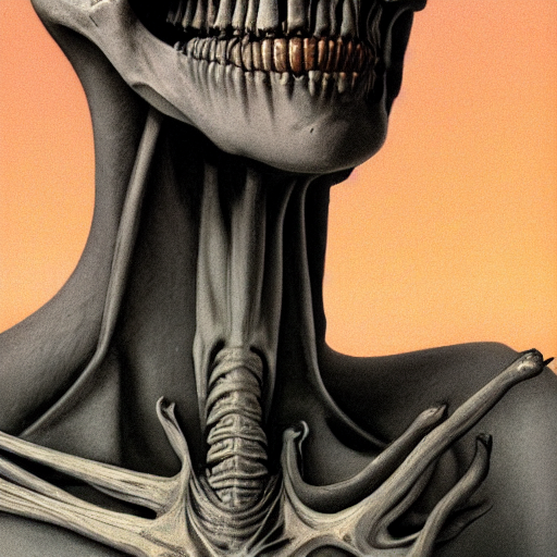 Half Skeleton Half Human Body