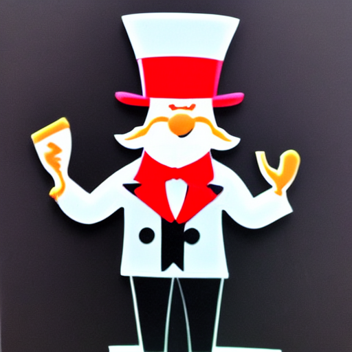 prompthunt: the pringle's logo as the monopoly man, caricature, highly  detailed, high - res