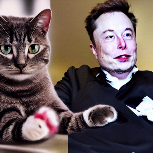 prompthunt: elon musk in a cat maid outfit