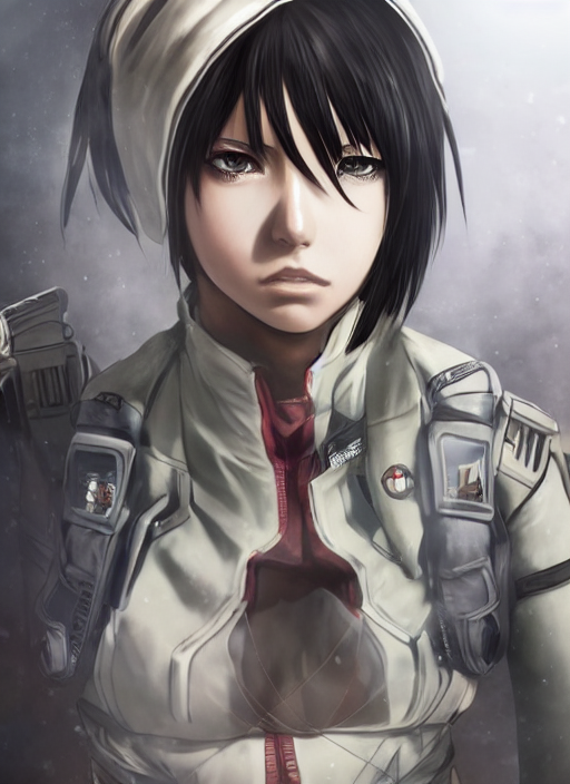 Attack on Titan: Arte inédita mostra detalhes do visual de Mikasa