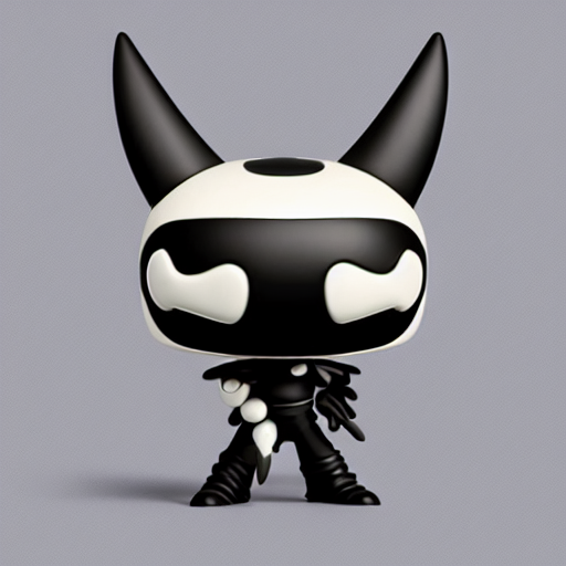 prompthunt: hollow knight funko pop, product photography