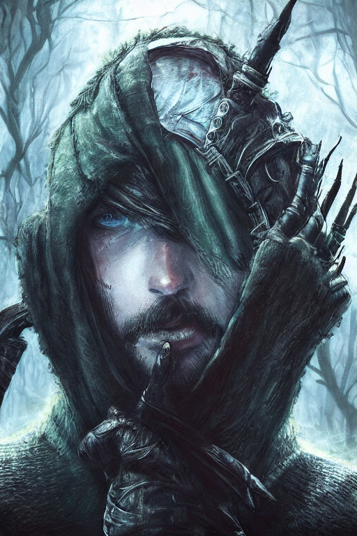 prompthunt of a realistic portrait of the YouTuber jacksepticeye