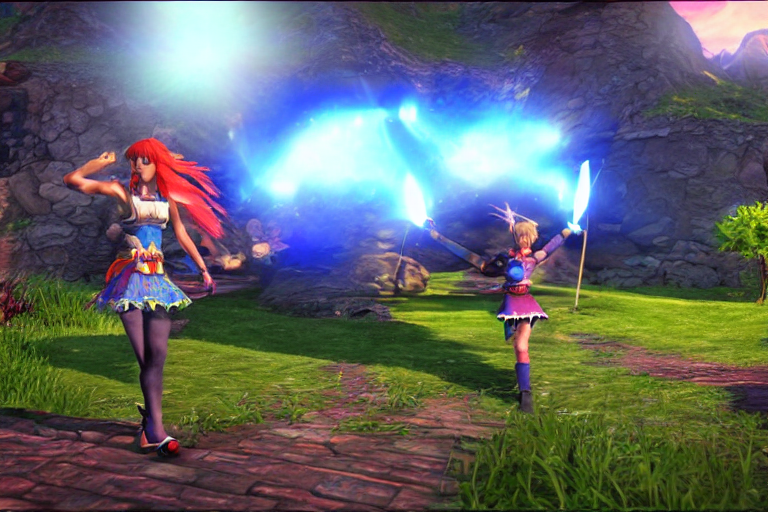 a screenshot of chrono cross ( psx 2 0 0 0 ), ps 5, Stable Diffusion