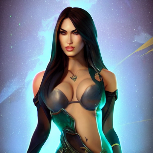 Megan Fox as a character in the game League of Legends, with a background based on the game League of Legends, detailed face, 3d render, octane render, iRay, ray tracing, realistic, highly detailed, trending on artstation, 4k, cgsociety, unreal engine 5, redshift render, blender cycles, behance, cg