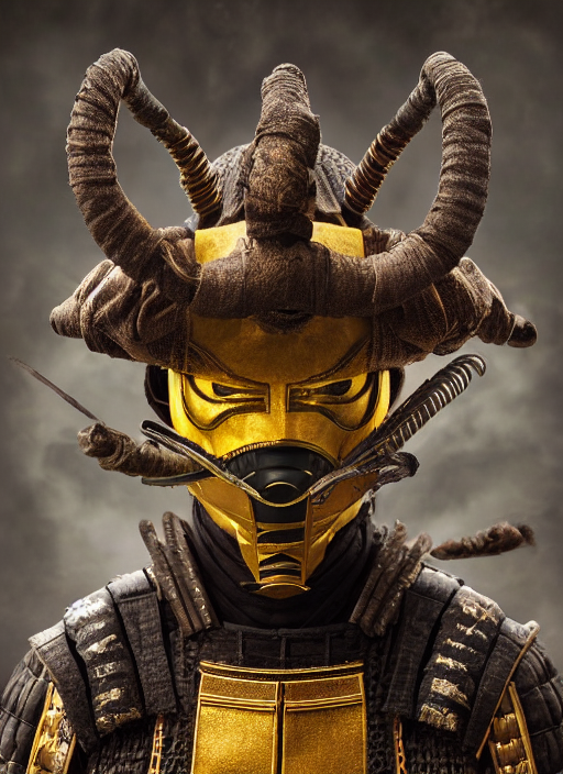 Scorpion Mortal Kombat Face