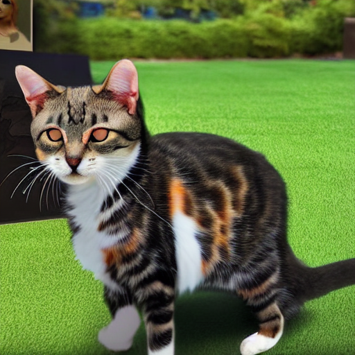 prompthunt a half cat, half dog image generated by an ai that looks real.