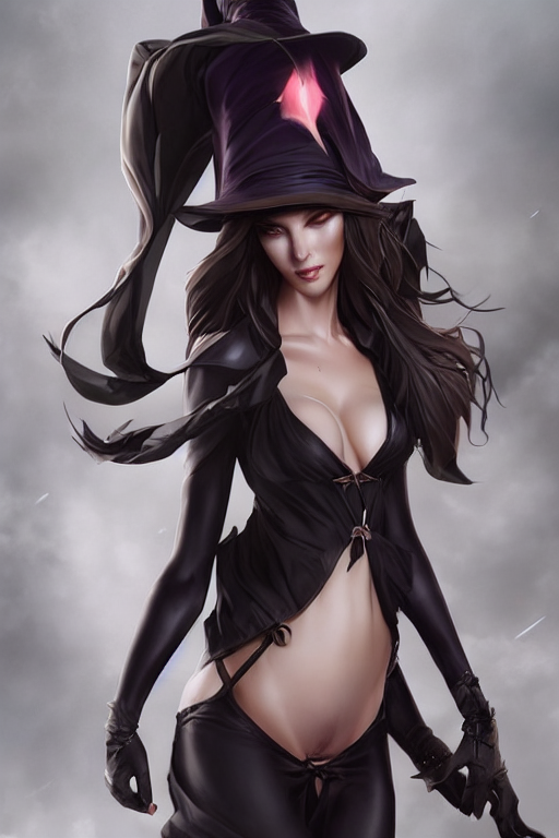 prompthunt beautiful sexy witch by cgsociety and stefan kostic