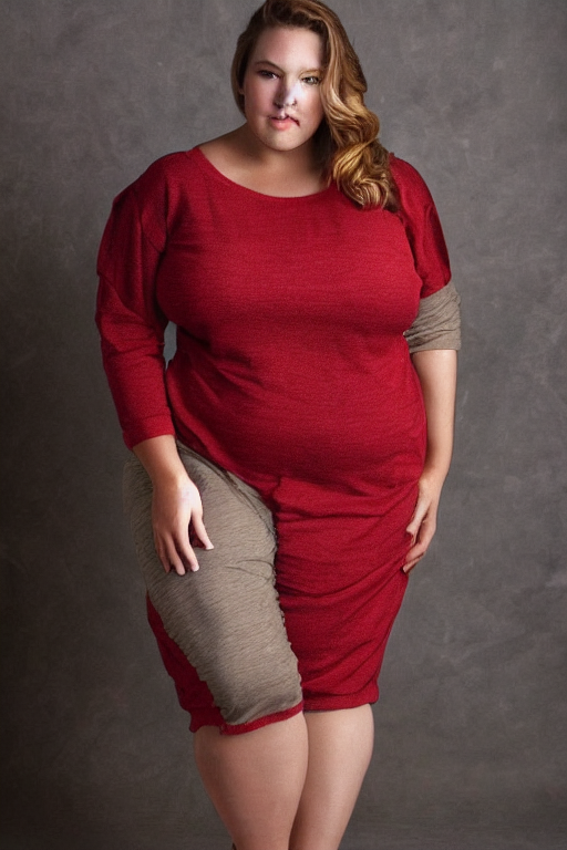 prompthunt: fat and muscular, plus - size fashion for fall, warm and cozy,  body pride, unisex clothes