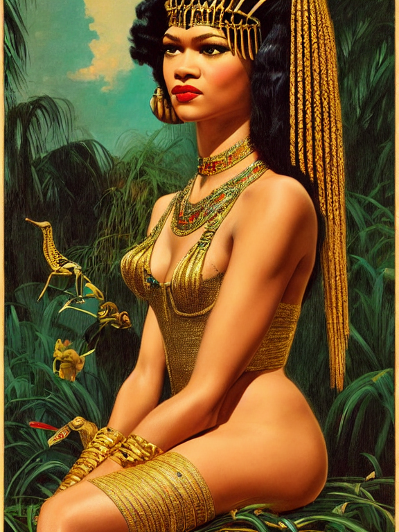Nefertiti necklace zendaya on sale