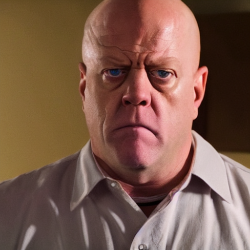 angry!!!!!!!!!! hank schrader looking at the camera, still from breaking bad, close - up, 4 k, 8 k, hd quality, high quality, hyperdetailed