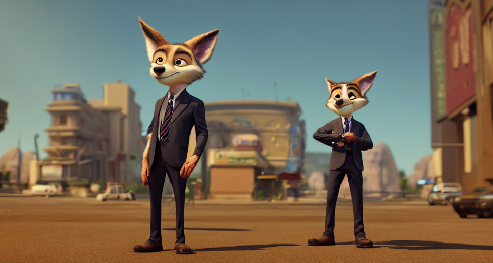 prompthunt: a film still from zootopia main character portrait anthro ...