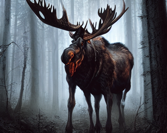 Moose Hunting Wallpaper