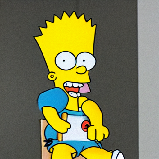 prompthunt: bart simpson in real life