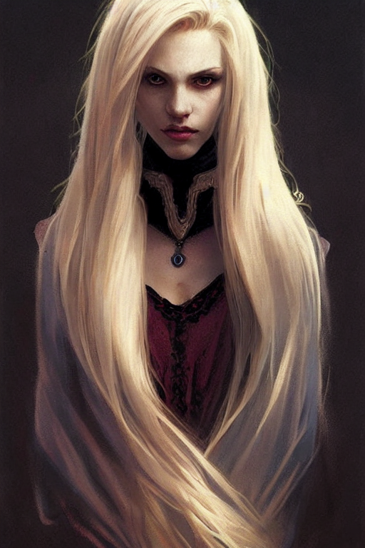 Blonde clearance vampire wig