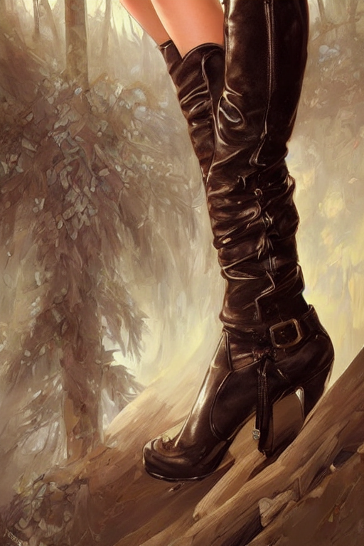 Ariana grande leather deals boots