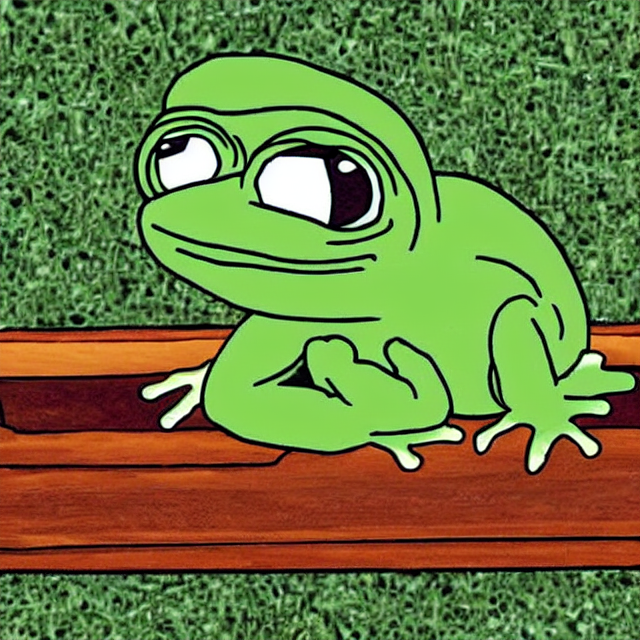 prompthunt: pepe the frog in a casket, meme