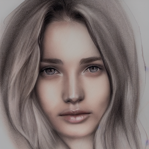 prompthunt beautiful young woman face with light freckles artist