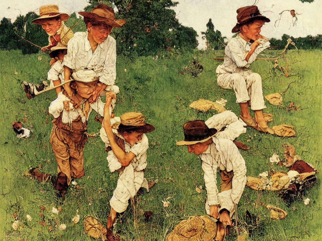 prompthunt: the adventures of tom sawyer and huckleberry finn ...