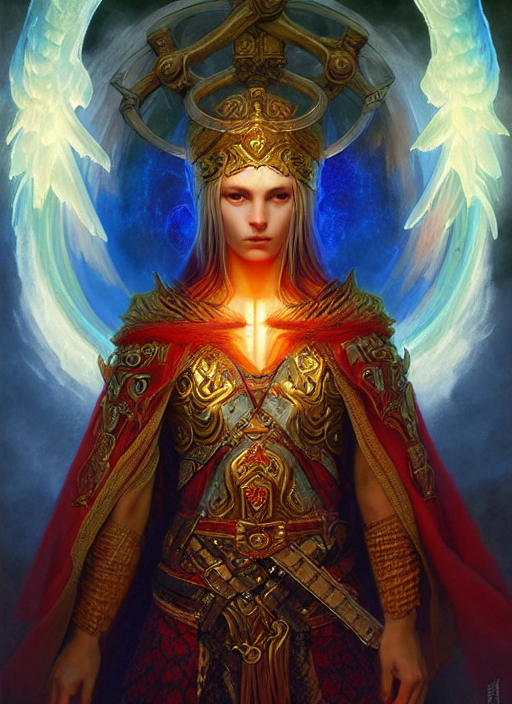 prompthunt: ethereal slavic warrior god spirits highly detailed ...