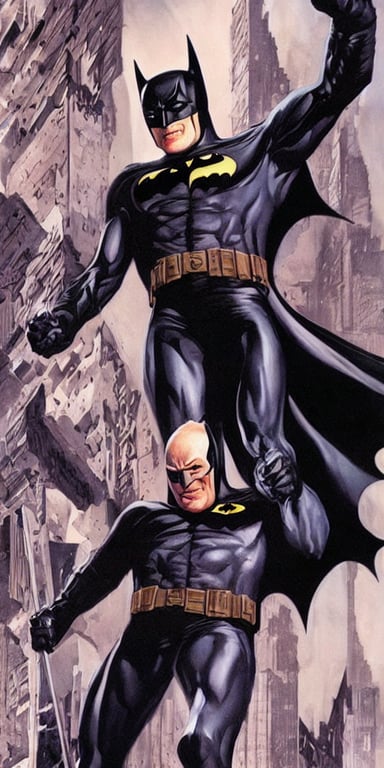 prompthunt: !dream full body batman character design by Alex Ross
