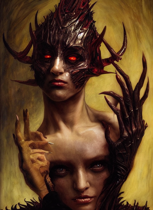 Half Demon Half Human Art