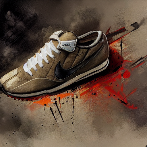 prompthunt hitler advertises nike sneakers hyperrealism sharp