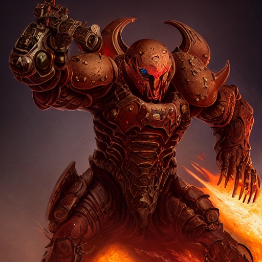 prompthunt: The Khan Maykr from Doom Eternal, au naturel, hyper ...