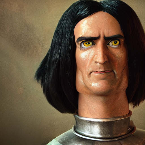 prompthunt: An epic fantastic full shot painting of Lord Farquaad. Dark  fantasy. Unreal Engine 5. DAZ. Hyper-realistic. Octane render. Symmetrical.  Attention to detail. Vibrant bright colours. High saturation. Extremely  moody lighting. Atmospheric.