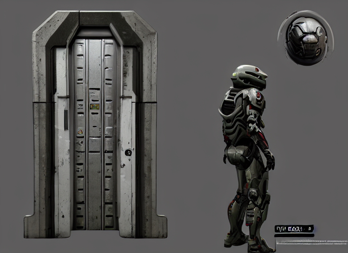 Sci Fi Door Concept Art